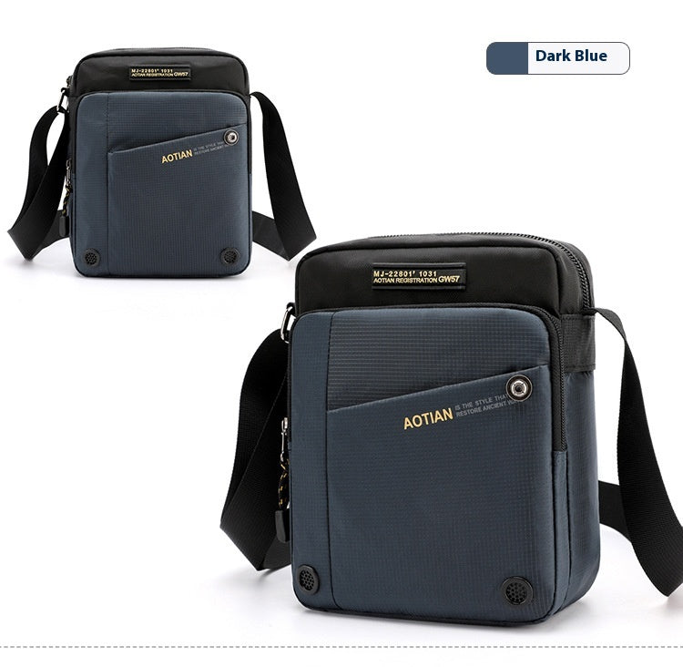 Épaule pour hommes Tide Crossbody Outdoor Travel Waterproof Loisirs Sac personnalisé