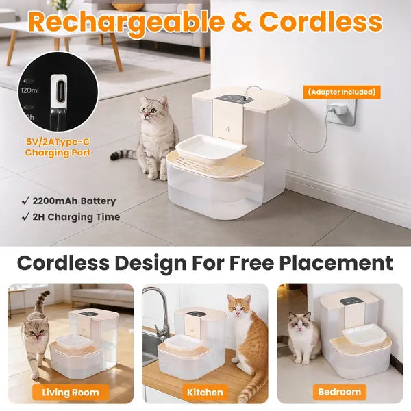Distributeur automatique d'eau pour animaux de compagnie intelligent