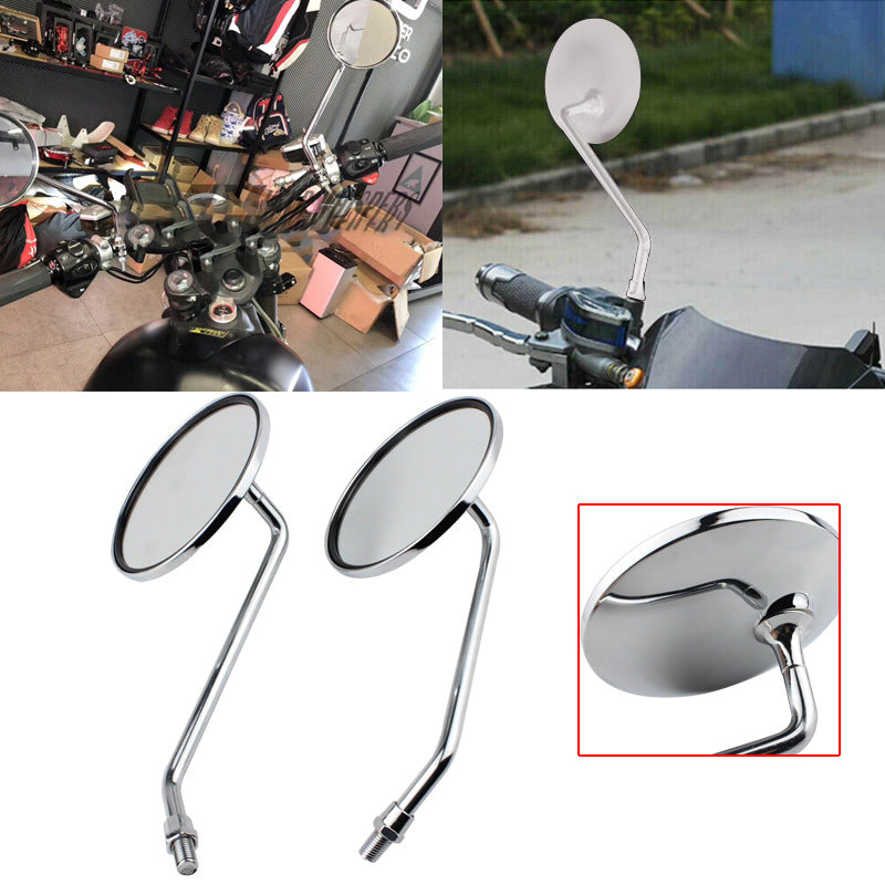 Rétroviseur de moto de véhicule électrique modifié fer Rod miroir en aluminium