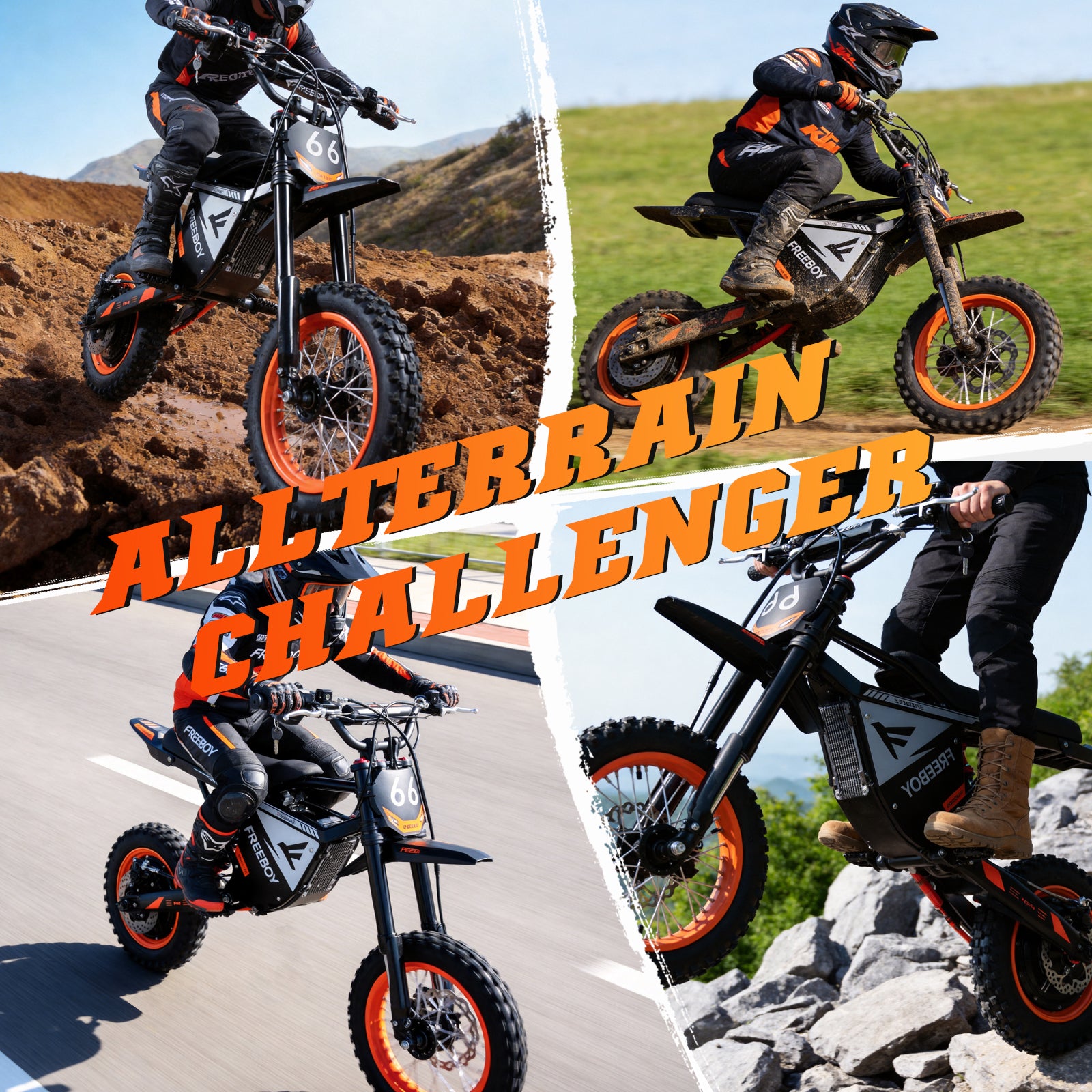 Y66 Iron Frame 3000W Moto électrique avec 20 Mph modèle hors route