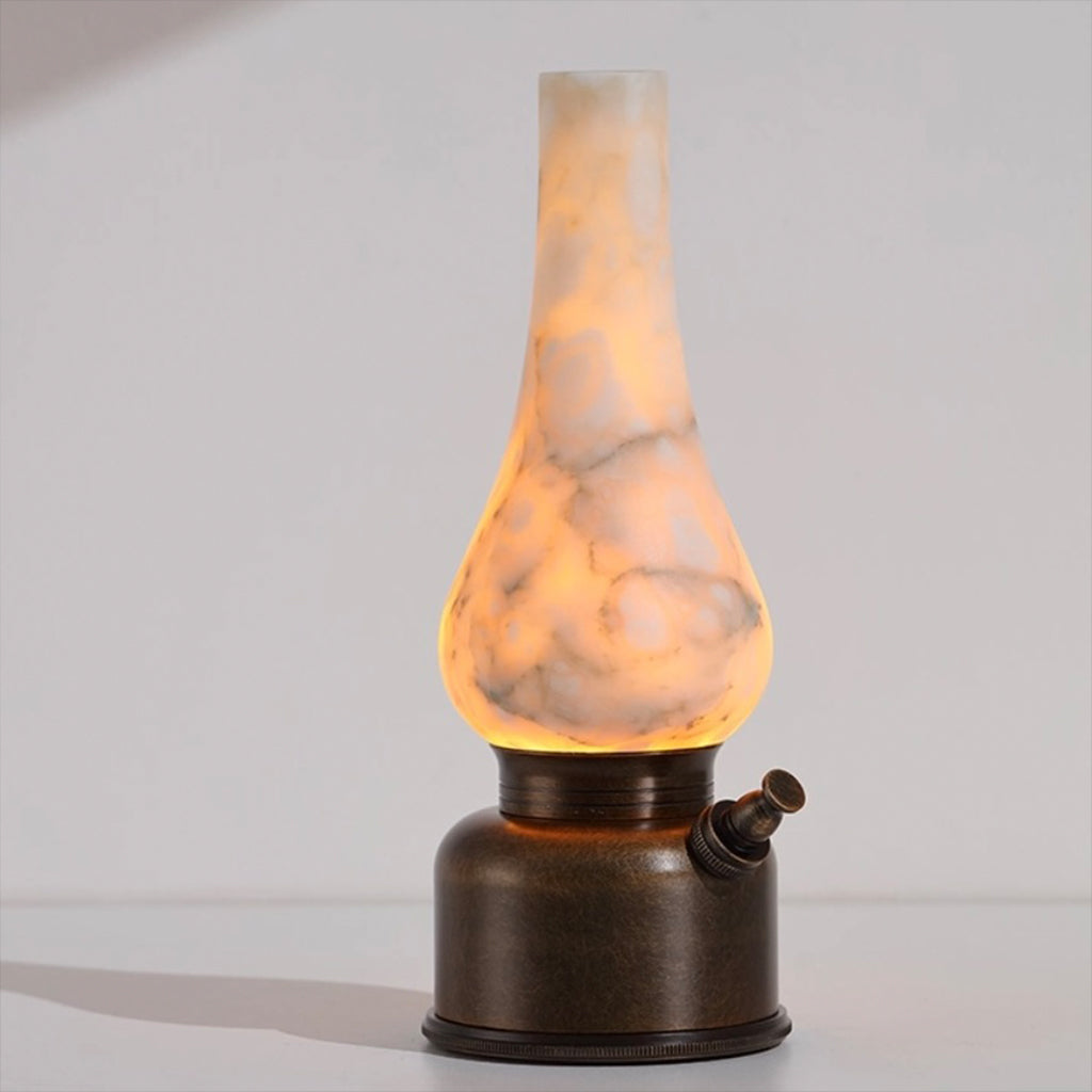 La lampe de marbre naturelle Ald Retro