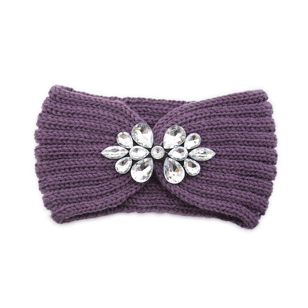 Exercice de lavage du visage Yoga Bandeau de laine chaude