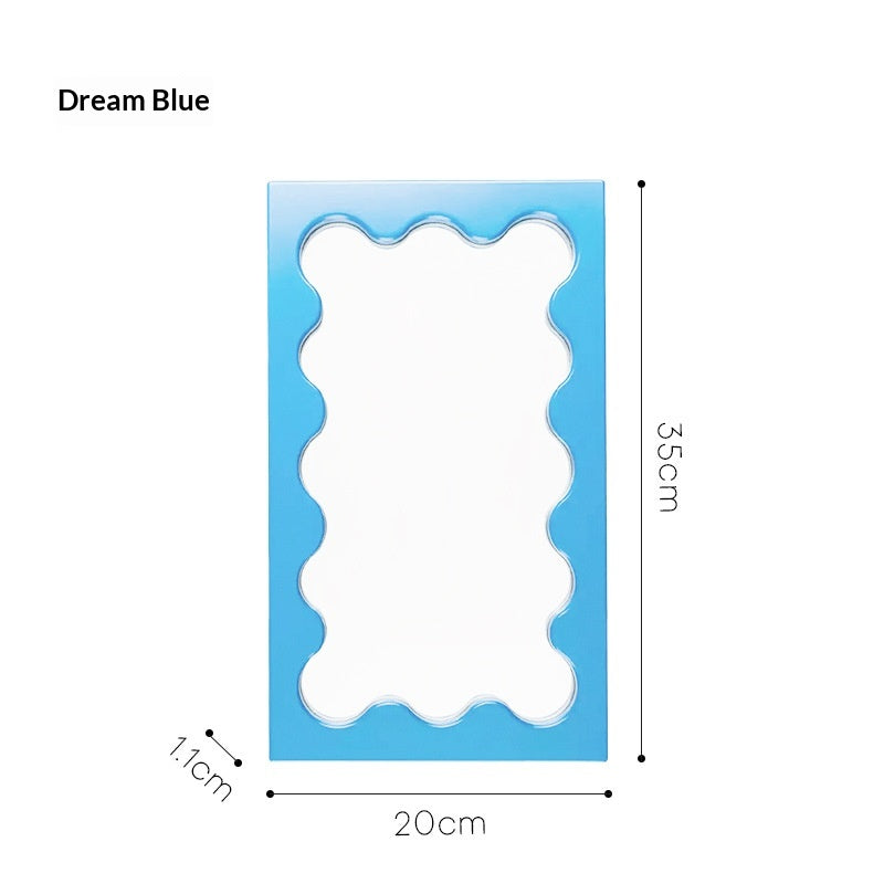 Square Wave Pattern Vanity miroir mur miroir entrée miroir