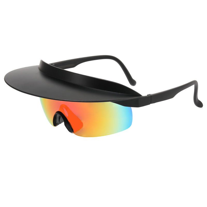Grande cadre lunettes de vélo sont mode et coloré