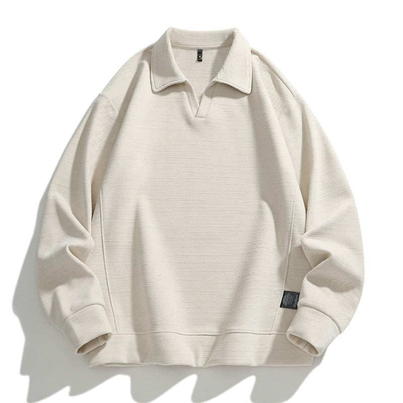 Haut du palonnier occasionnel masculin à manches longues pour l'automne Et l'hiver