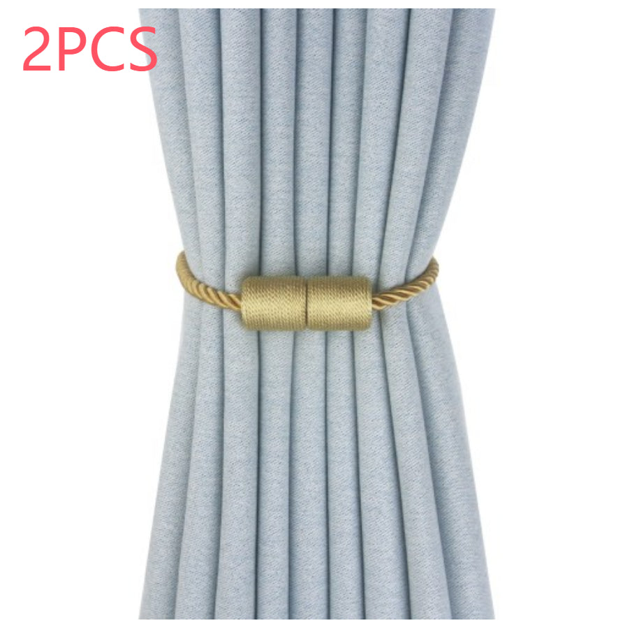 Bande de rideau cylindrique Boucle magnétique sans installation