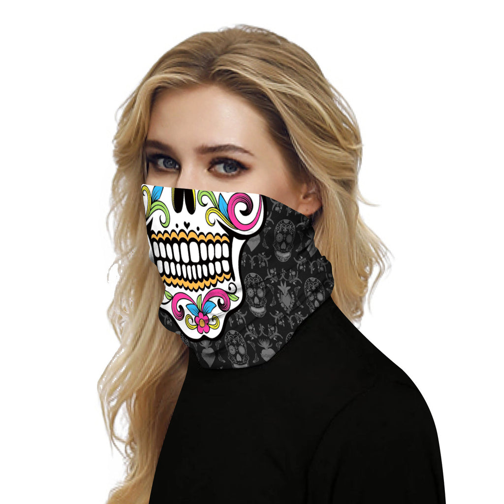 Crâne numérique hommes et femmes Masque extérieur Sport Escalade Insecte-proof