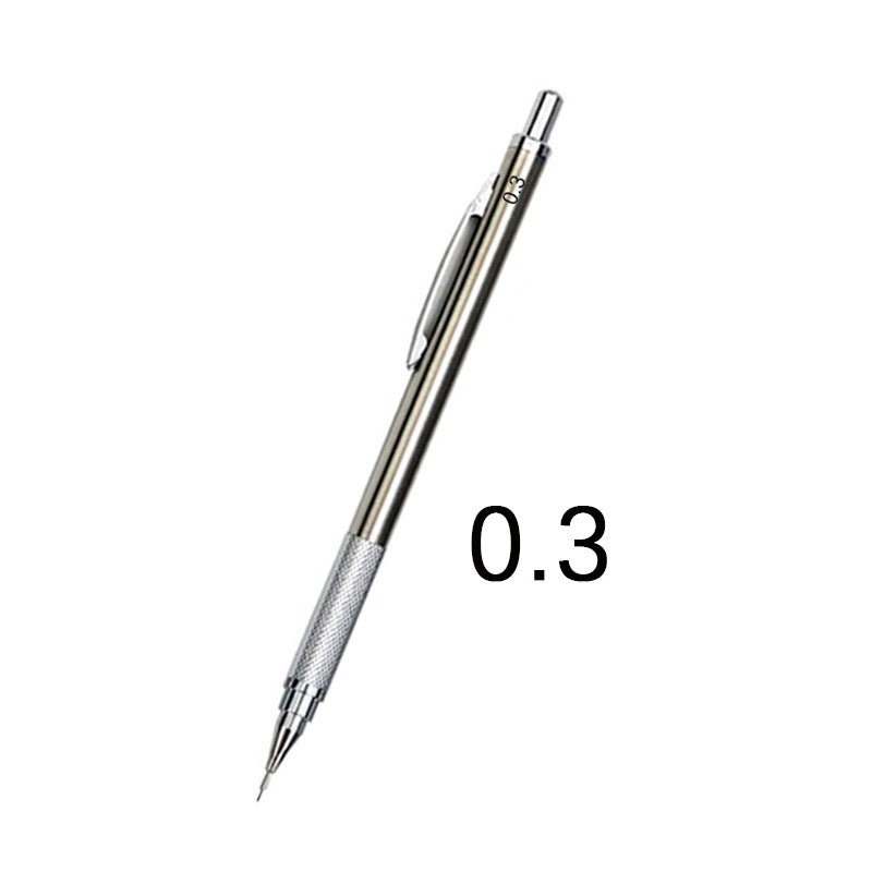 Mechanical action of a metal propelling pencil