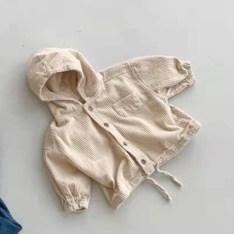 Veste à capuche Denim Corduroy Casual