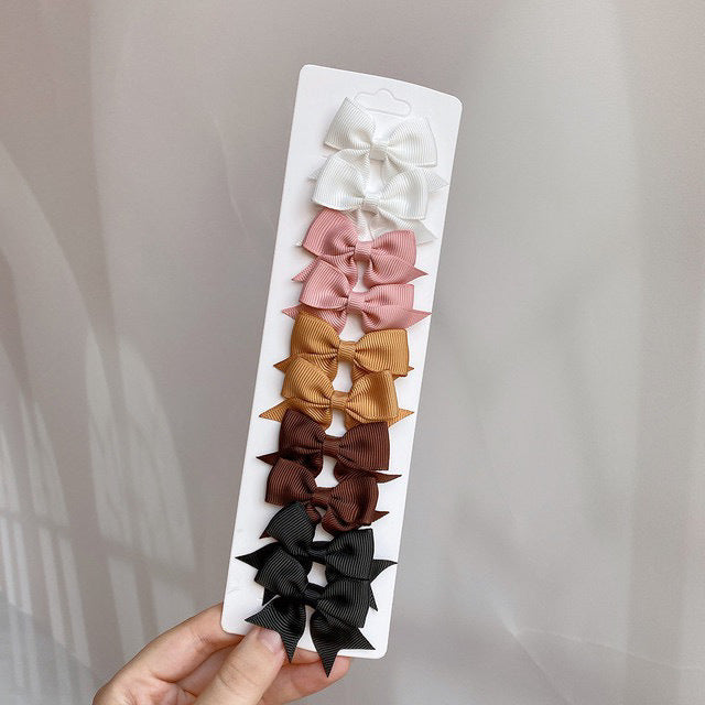 Vêtements de tête pour bébés Cheveux épingles Ornements pour enfants Bow Accessoires pour femmes