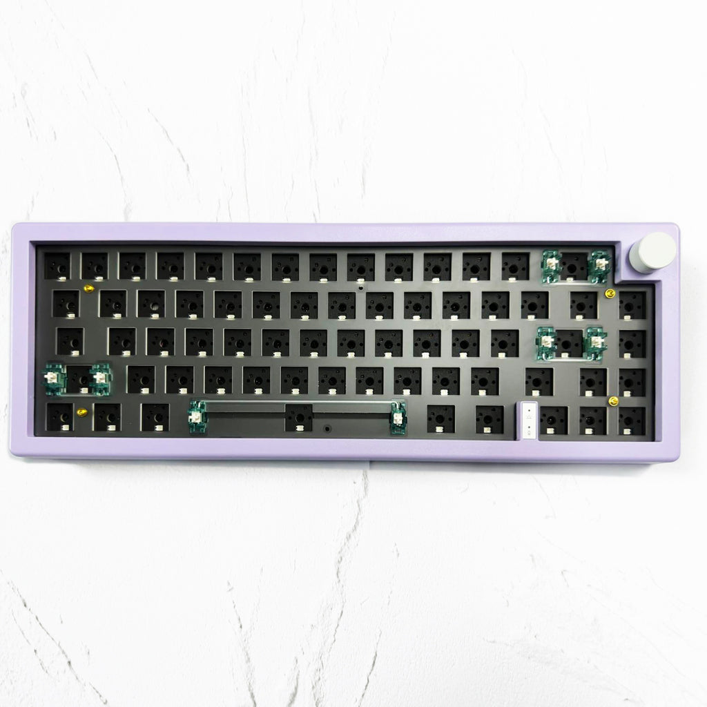Bricolage personnalisé trois modèles avec prise de support de Knob RGB Kit de clavier mécanique rétroéclairé