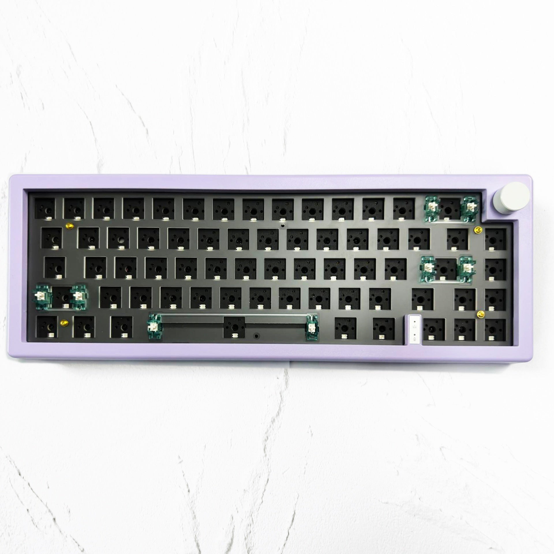 Bricolage personnalisé trois modèles avec prise de support de Knob RGB Kit de clavier mécanique rétroéclairé