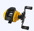Petite roue de chute d'eau jaune Luya roue bobine de pêche Lei Qiang Hit noir Micro-objet Mod