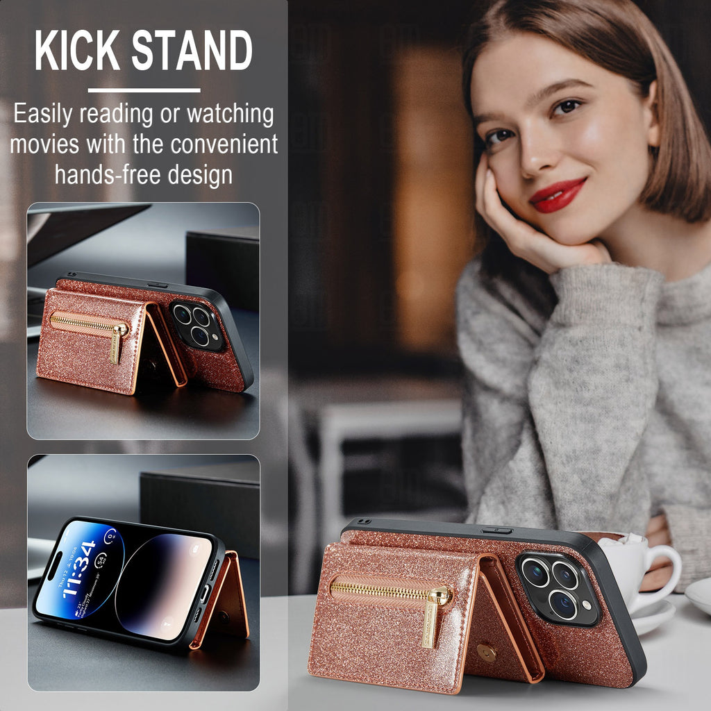 Porte-cartes magnétiques Étui de protection pour téléphone Étui en cuir