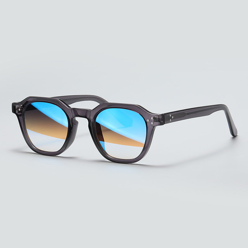 Lunettes de soleil rétro UVprotectives avec un style européen et américain distinctif