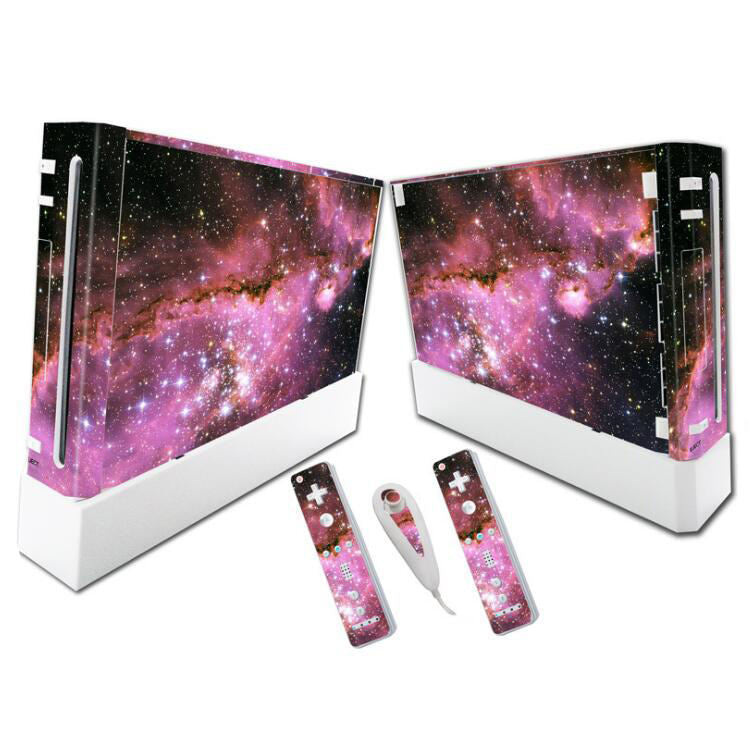 Pour console Wii et 2 télécommandes Couverture autocollante