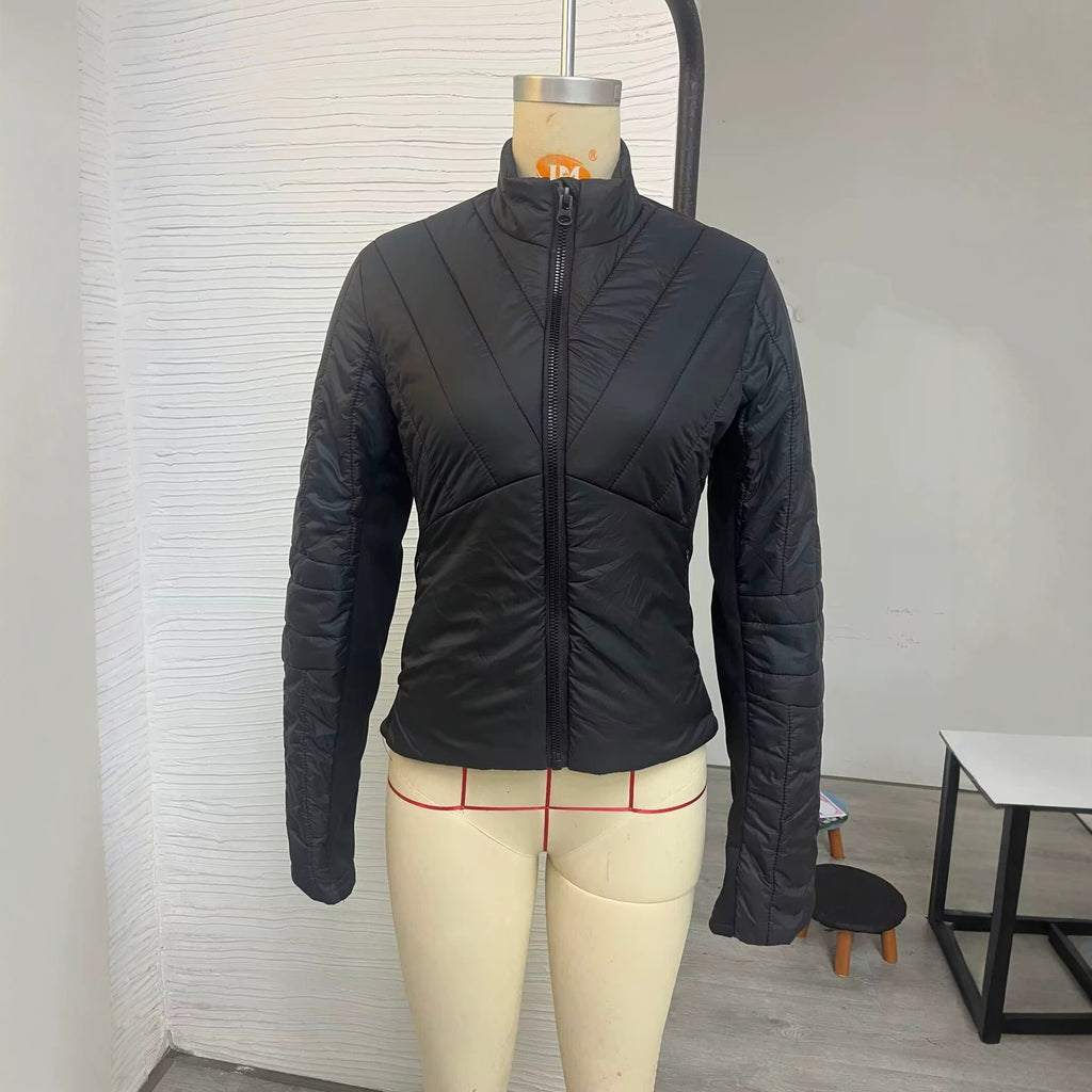 Manteau casual sport chaud en coton rembourré