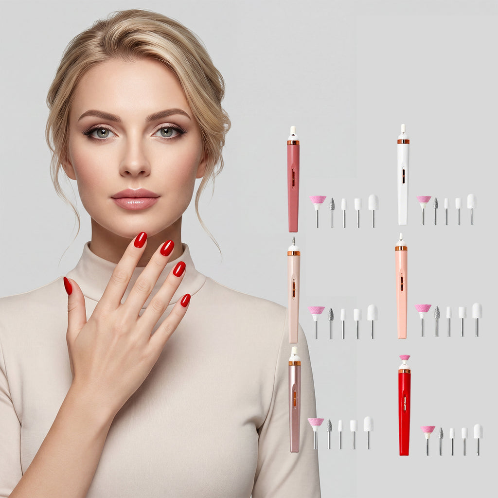 Perceuse à ongles électrique en boîte blanche