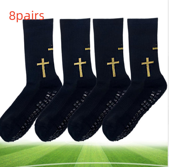 Chaussettes de football classique haute couleur solide