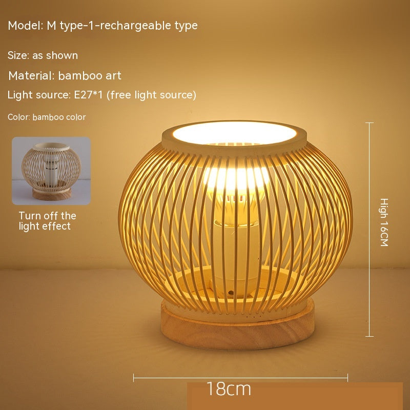 Japon Atmosphère Retro Homestay Bedroom Bedside Lampe