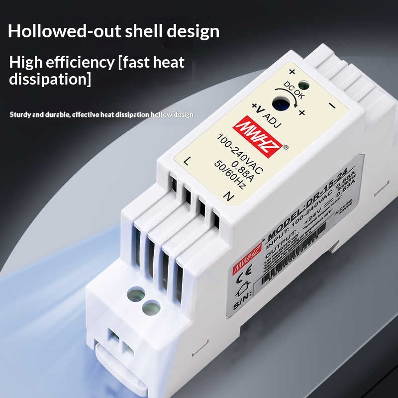 Alimentation de commutation à rail 24V DR-15W AC 220 à DC 5v12v24v Transformation industrielle