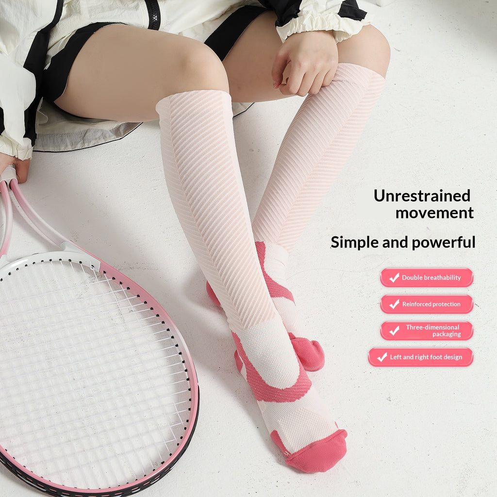 Femmes Sports d'été Chaussettes longues stretch
