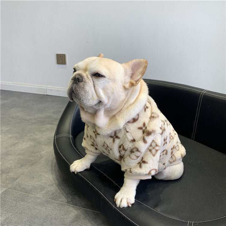 Vêtements de chien polaire doublé chaud rembourré garder Corgi et Shiba Inu Jarre Aero Bull