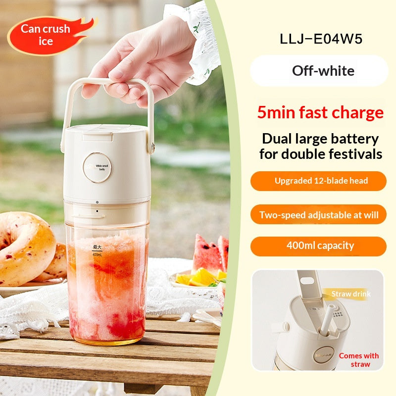 Mini mélangeur de jus rechargeable pour usage domestique