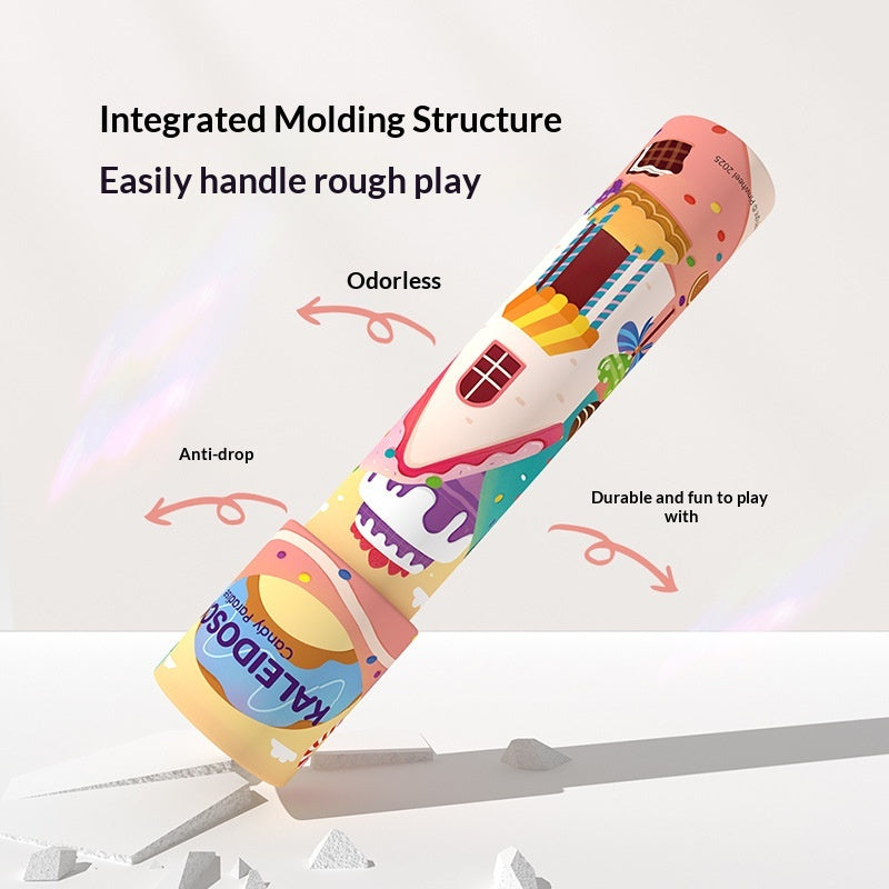 Kaléidoscope multifonctionnel Jouet éducatif pour enfants Prisme triangulaire
