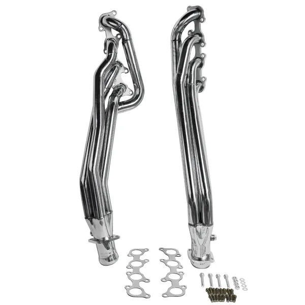 En-tête d'échappement en acier inoxydable poli pour 2011-2016 Mustang GT 5.0L/V8