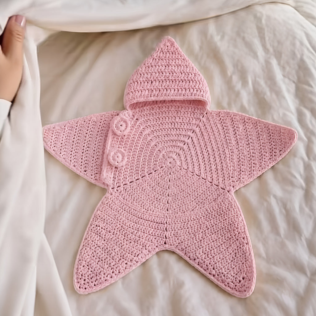 Star-shaped Crochet Starfish Baby Sleeping Bag