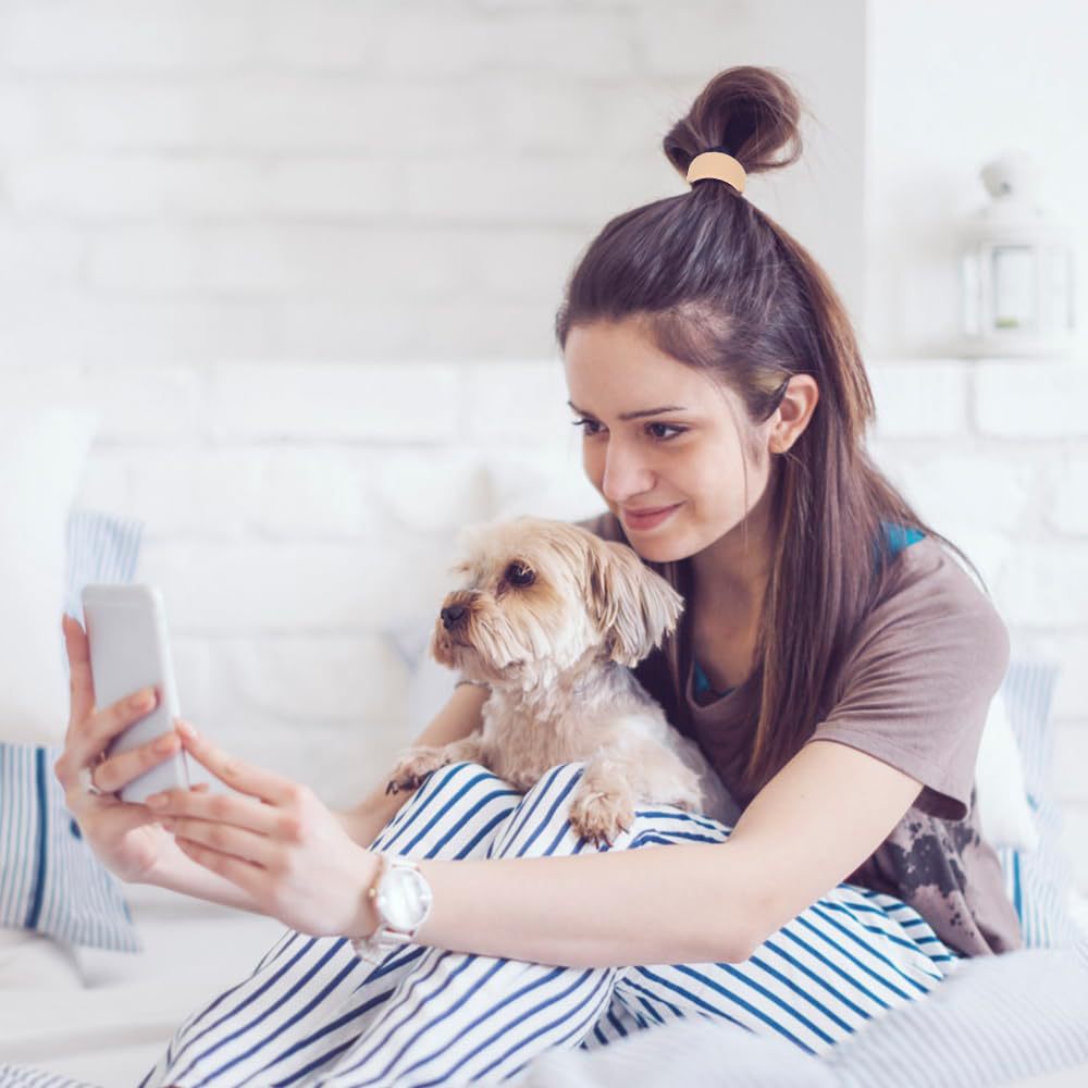 Silicone Hair Ring pliable respectueux de l'environnement Seamless Silicone Hair Ring Headdress