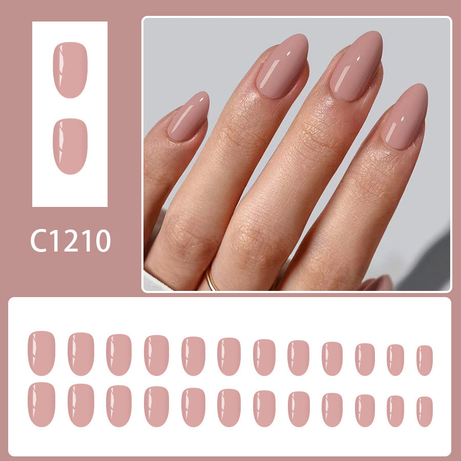 Versatile Simple Solide-couleur femme Nail Art