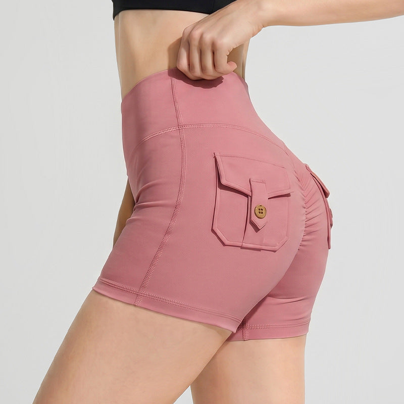 Shorts de yoga haute-élasticité