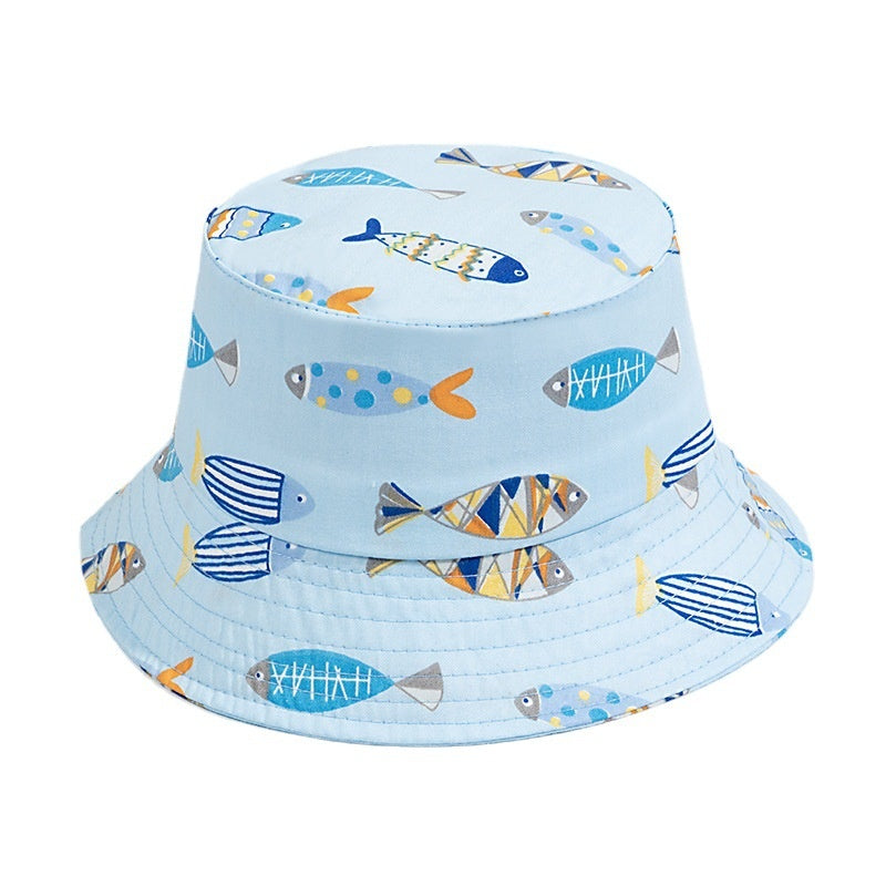 Homme et femme Bébé réglable Super mignon ombre solaire Chapeau pêcheur