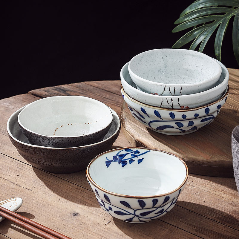 Créative Underglaze Color Tableware Ménage Dessert Ramen Bowl