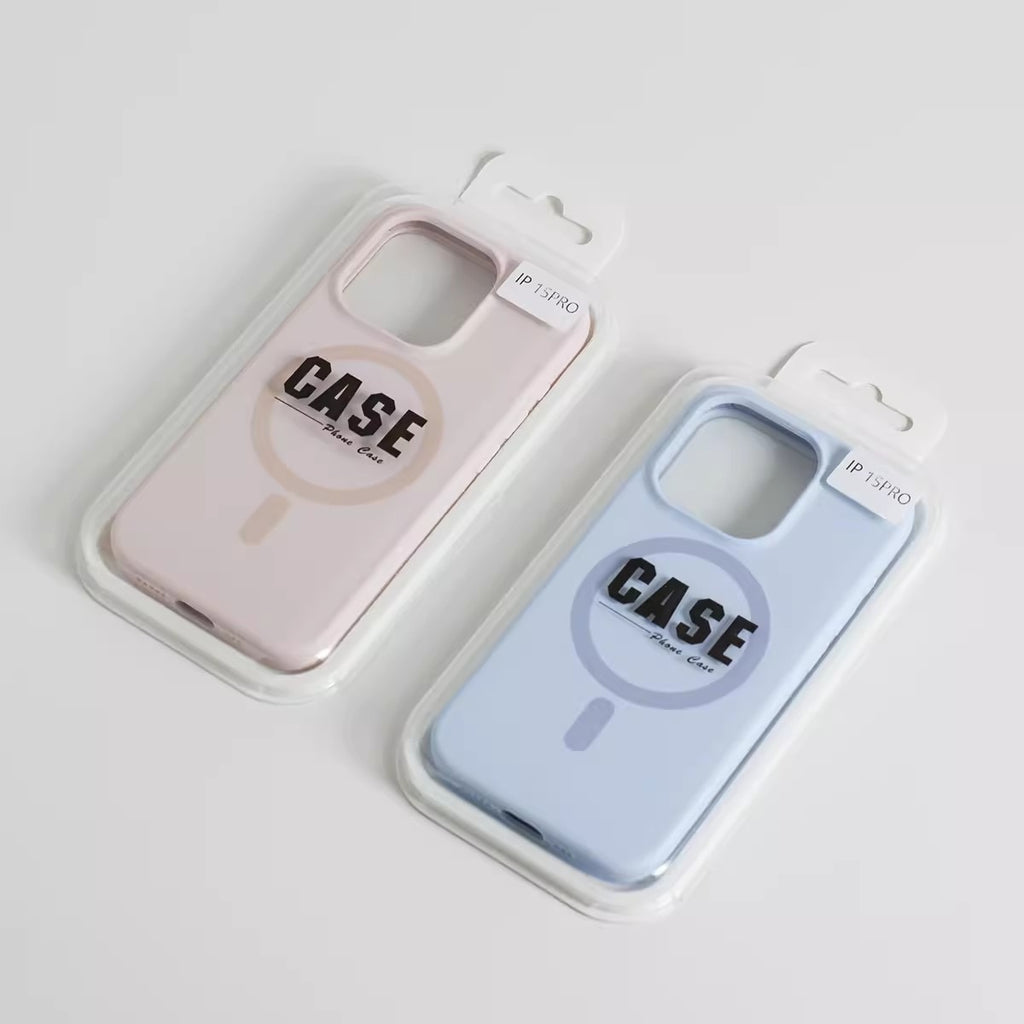 Cas de téléphone à charge magnétique liquide tout compris IPh