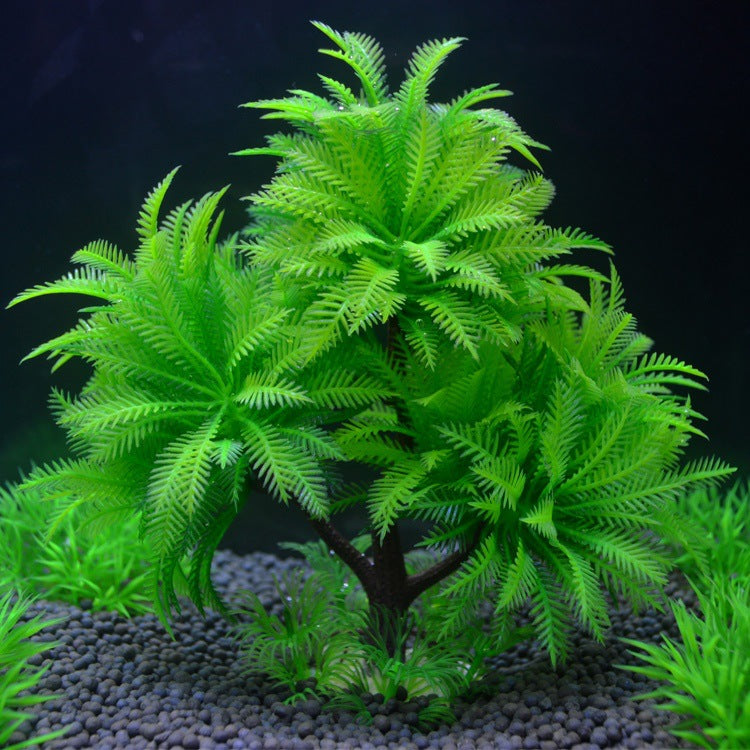Fish Tank Landscape Artificial Water Grass Tree Landscape Simulation Aquarium décoratif P