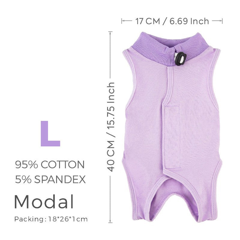 Cat Recovery Suit Cat Onesie pour les chats après chirurgie pour les blessures abdominales Cat Onesie pour Ca