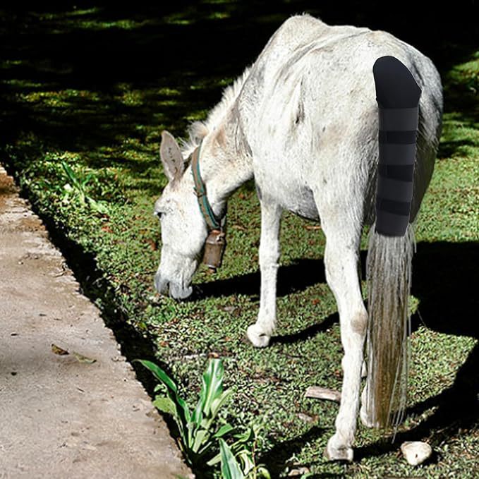 Couverture protectrice de la queue de cheval pour prévenir les piqûres de moustiques