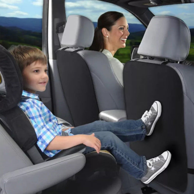 CAR Enfants Siège Pad Anti-kick Pad Anti-Dirty Pad Protège Noir