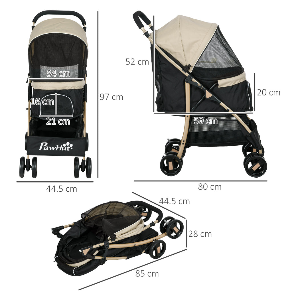 Poussette pour chiens de petite taille
