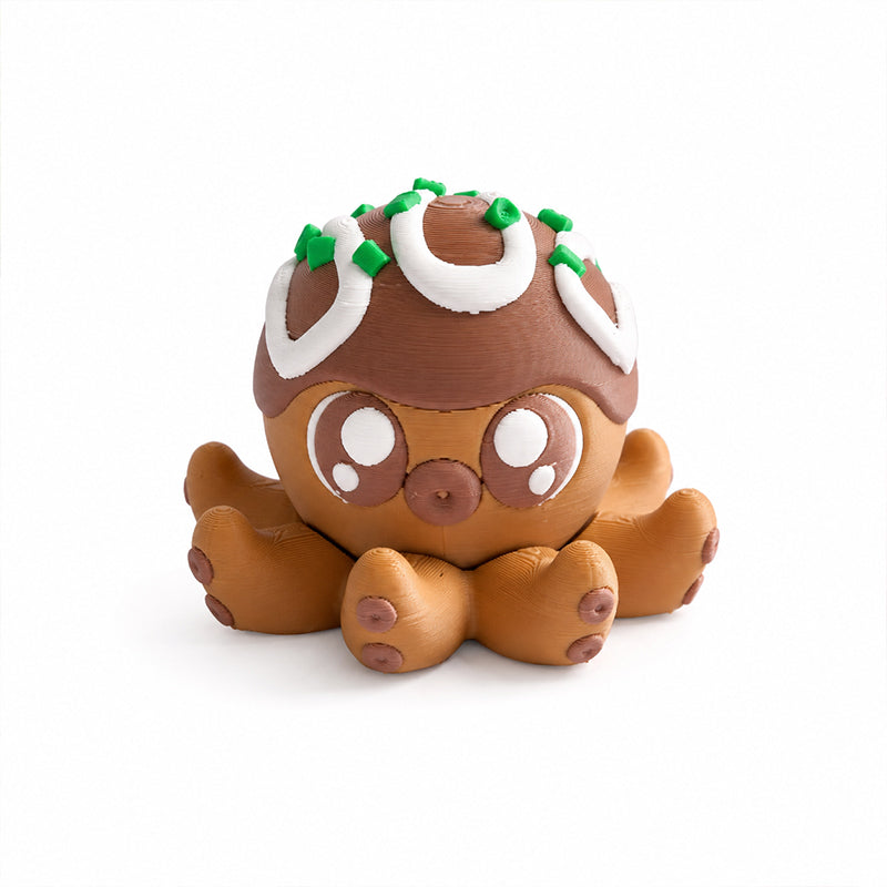 3D Imprimé Spinning Octopus Fidget Toy Cute Desk Stress Relief Accessory