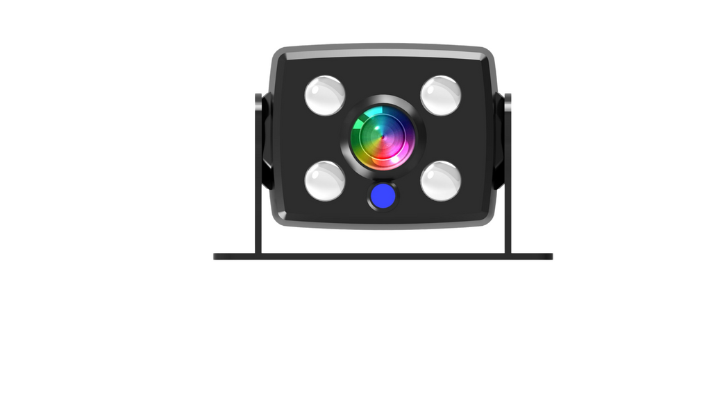 IR - Caméra double objectif de lumière blanche- Caméra de véhicule - A4- avec caméra infrarouge- Multifunctio