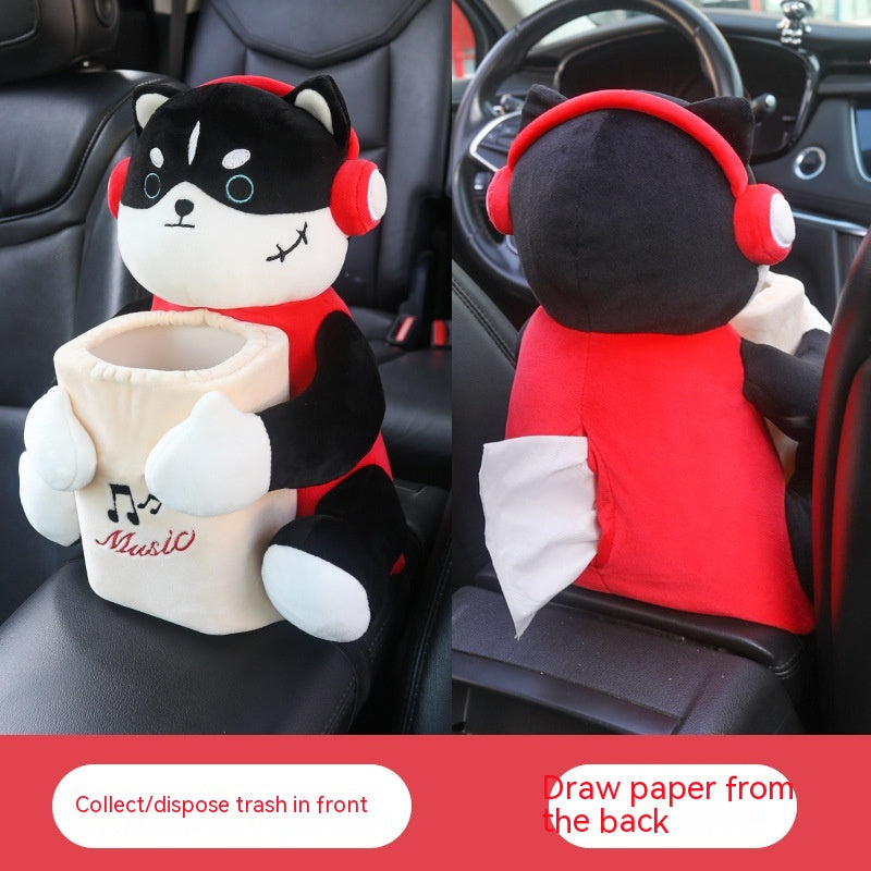 Boîte de tissu de voiture Voiture Créativité Hommes conduite principale Armres Boîte suspendu