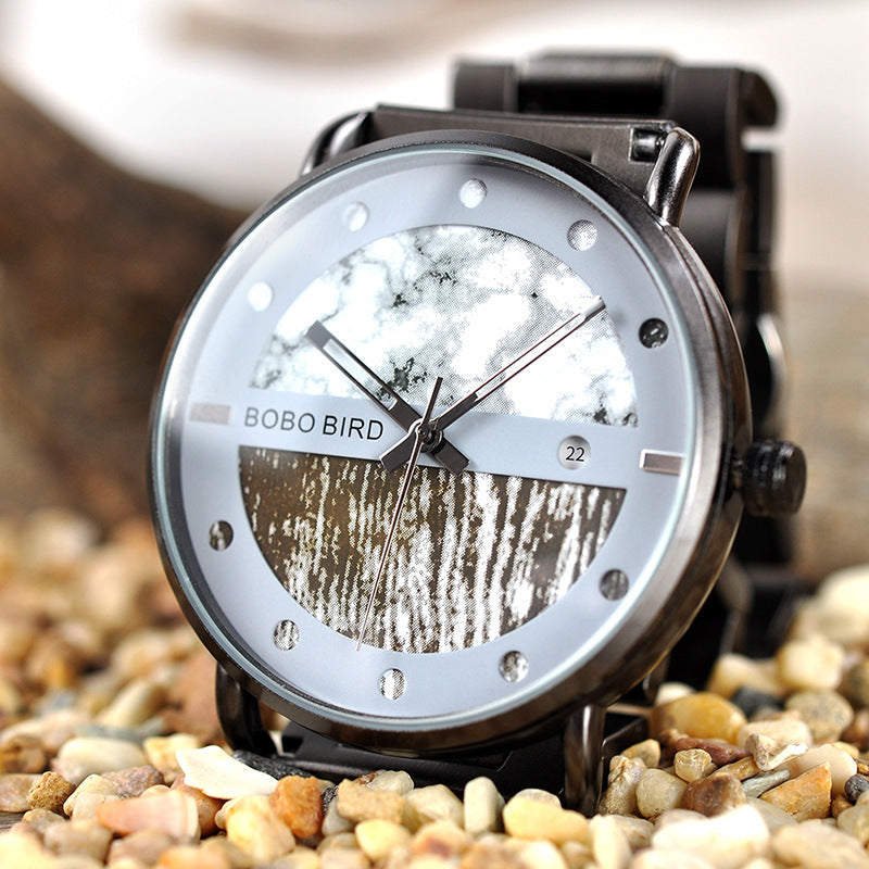 Montre en bois sport unisexe