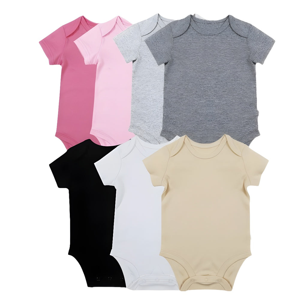Romper Vêtements nouveau-nés 0-1 ans vieux costume de saut en couleur solide Homme et femme bébé Onesie
