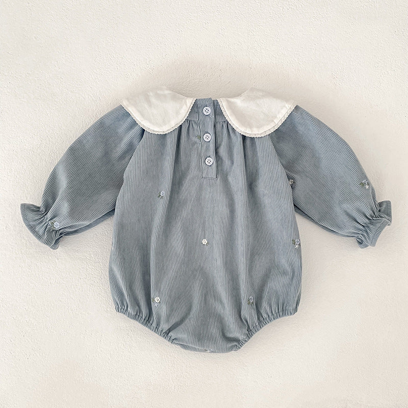Romper à manches longues de style occidental pour bébé fille