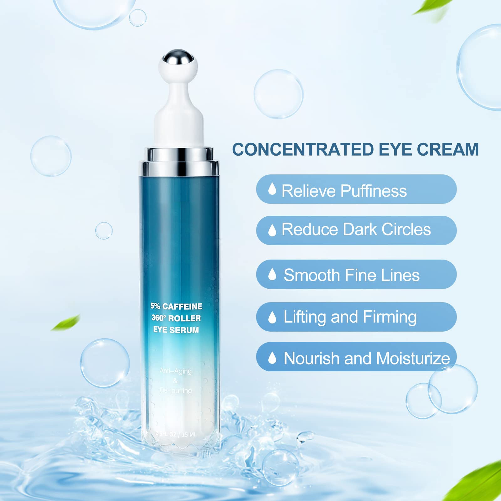 Caffeine Eye Cream Fading Wrinkle Eye Bags and Dark Circle Caffeine Eye Cream