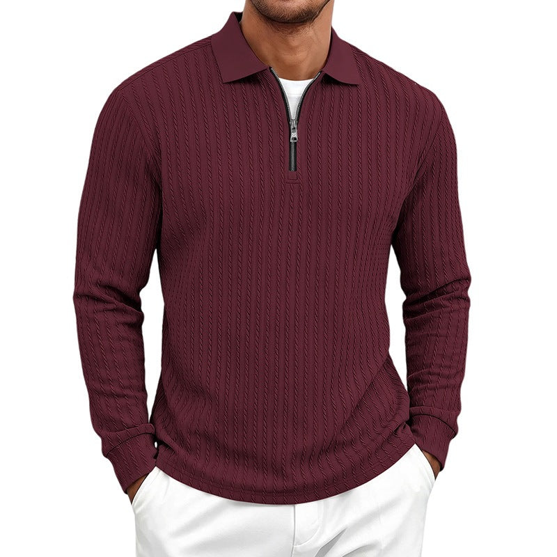 Polo à manches longues pour hommes